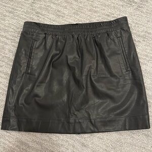 LOFT Faux Leather Skirt